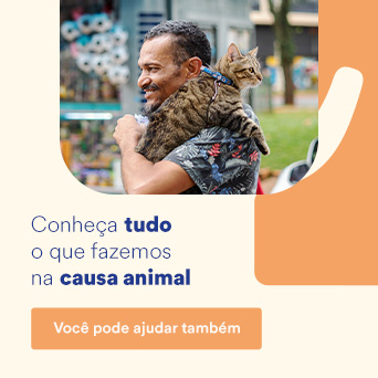 Banner ajudar a causa animal